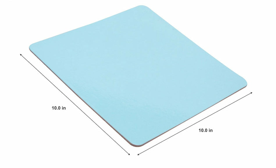 Blue colour square baseboard 10 inch