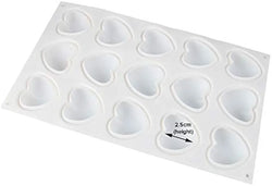 15 Cavity Heart Mould