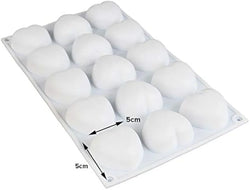 15 Cavity Heart Mould