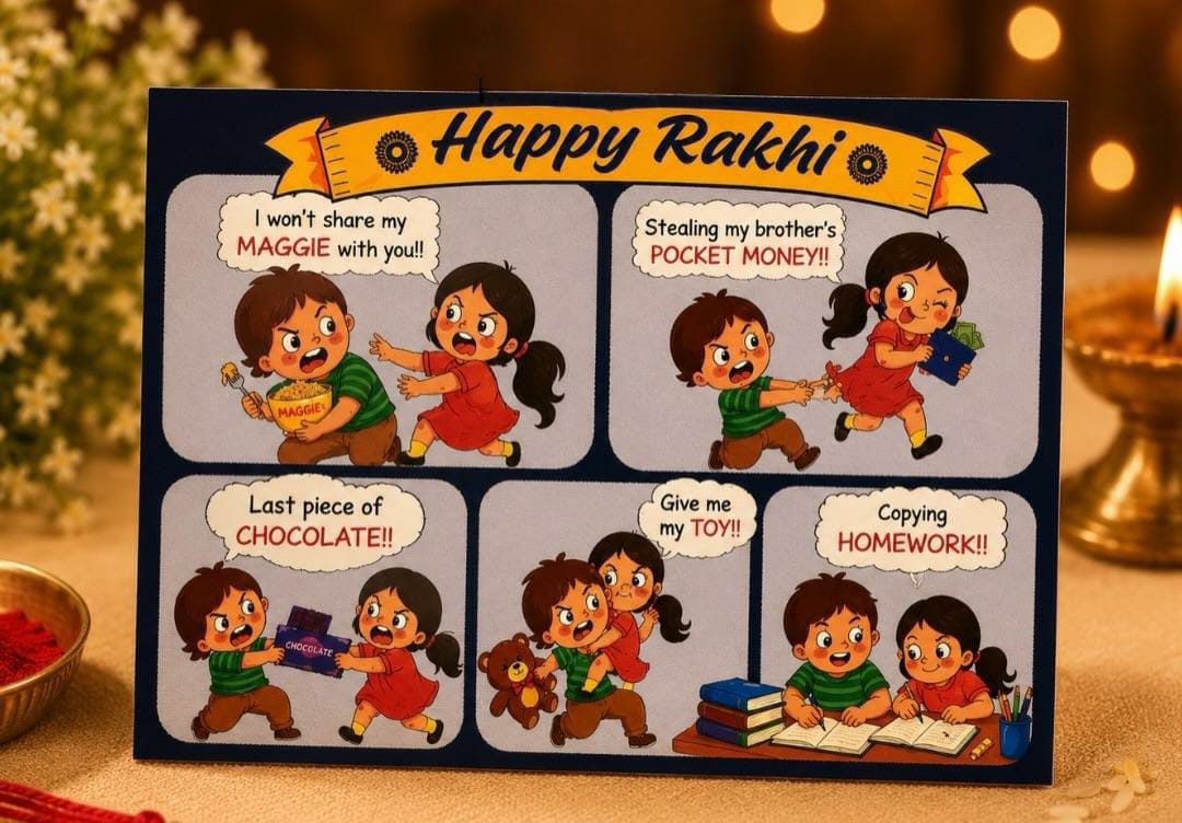 6 Cavity Chocolate Box (Childhood Nok Jhok Memories In One Box...) pack of 10