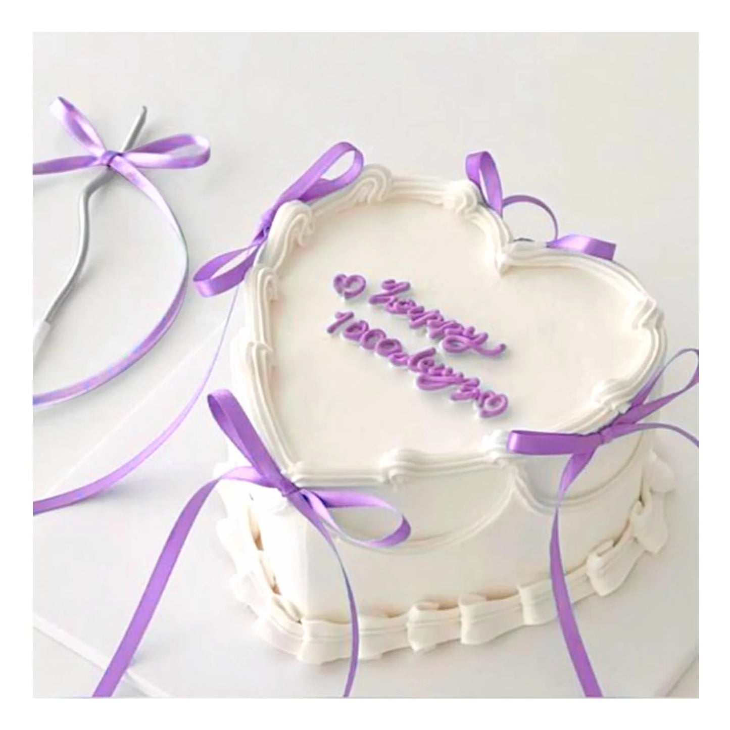 Purple Ribbon 1 mtr