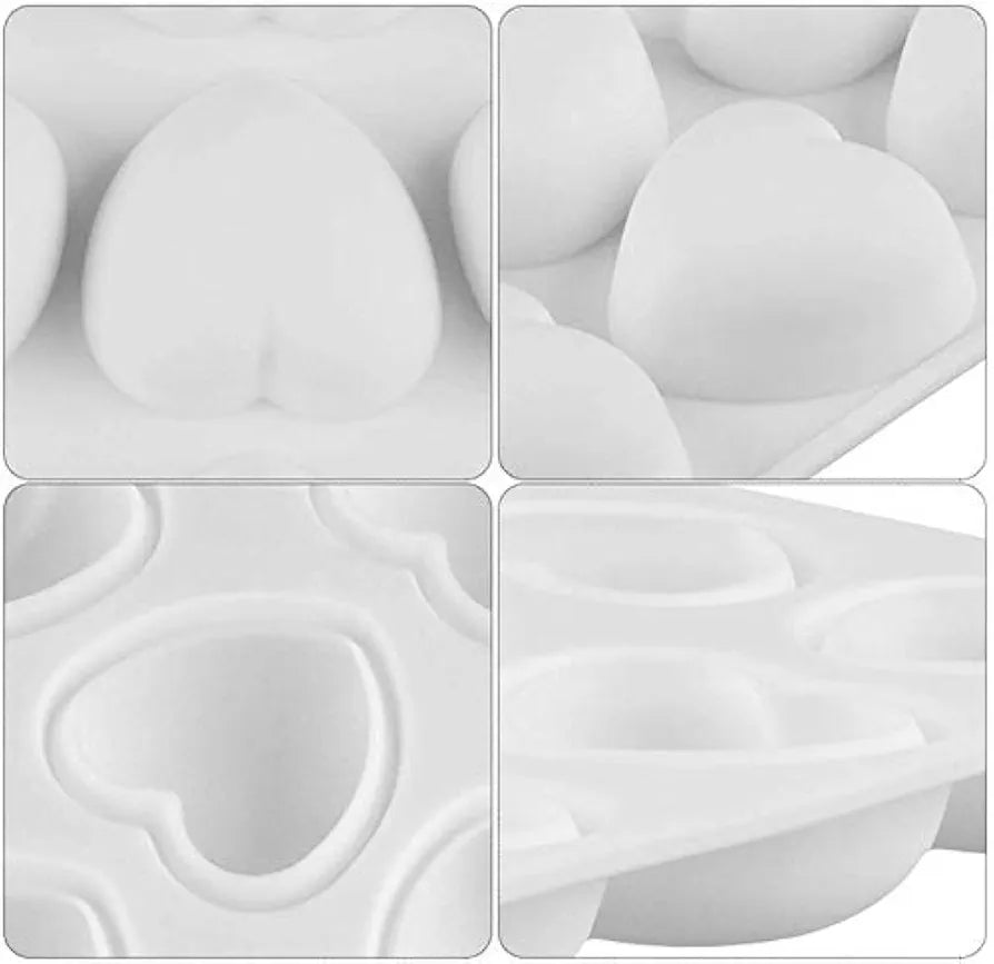 15 Cavity Heart Mould