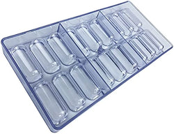 18 Cavity Rectangle Bar Shape Polycarbonate Mould
