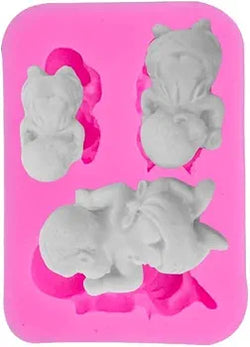 3 Cavity Sleeping Baby Fondant Mould