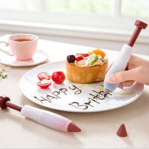 Silicone Pen Food Writing Pen with-Head Cake Decorating Pen