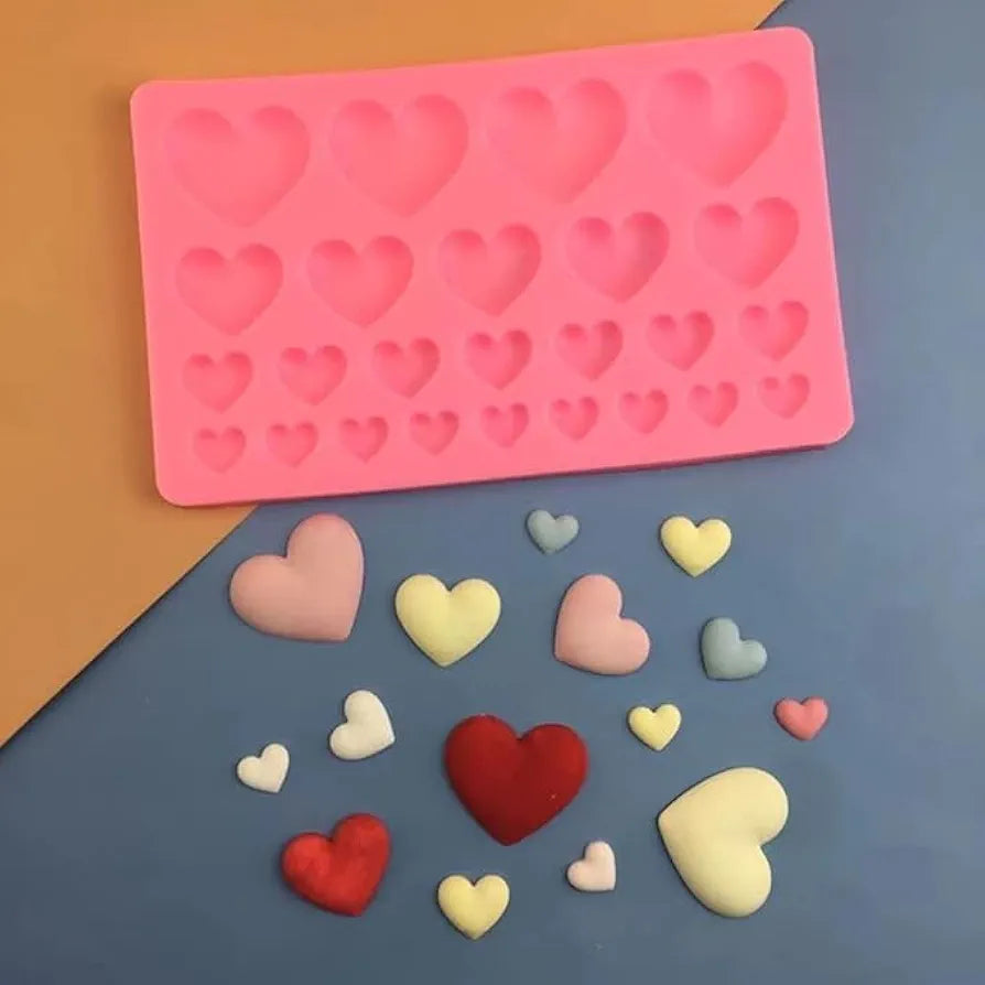 Heart Shape Fondant Mould