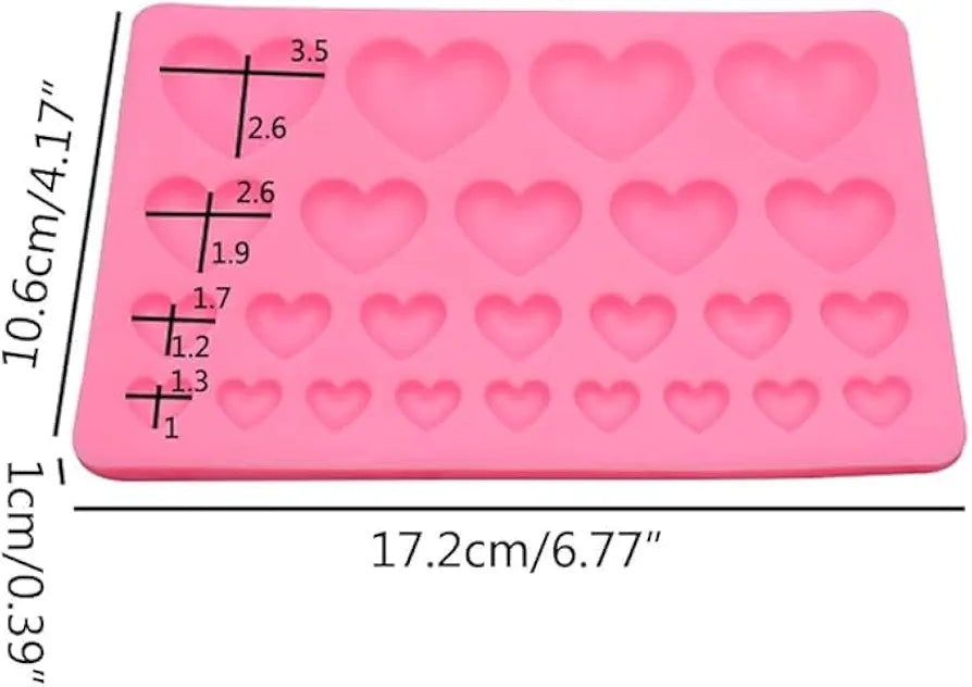 Heart Shape Fondant Mould