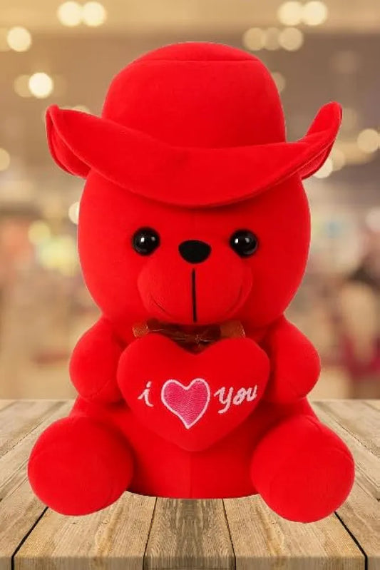 Red Cap Teddy Size - 10x5 inch