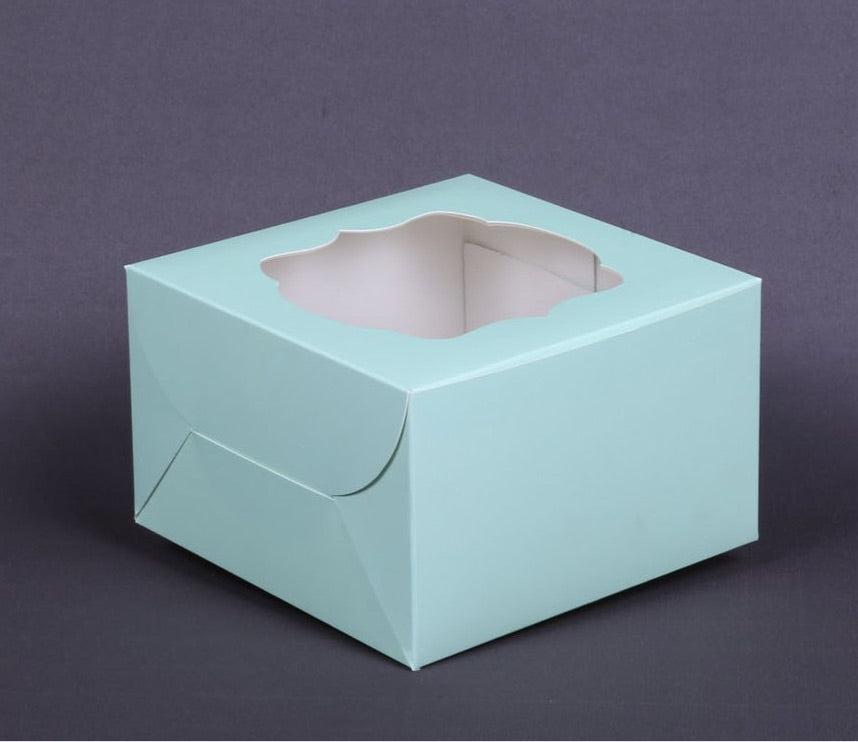 4 pc Cupcake Box Mint colour