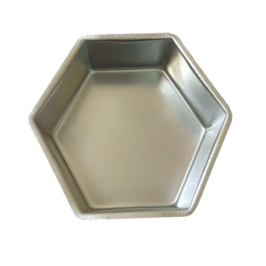 Hexagon tin 7 inch