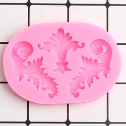 Ornamental Scroll Design Fondant Mould