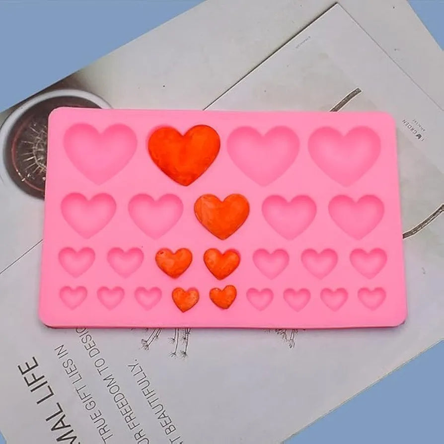Heart Shape Fondant Mould