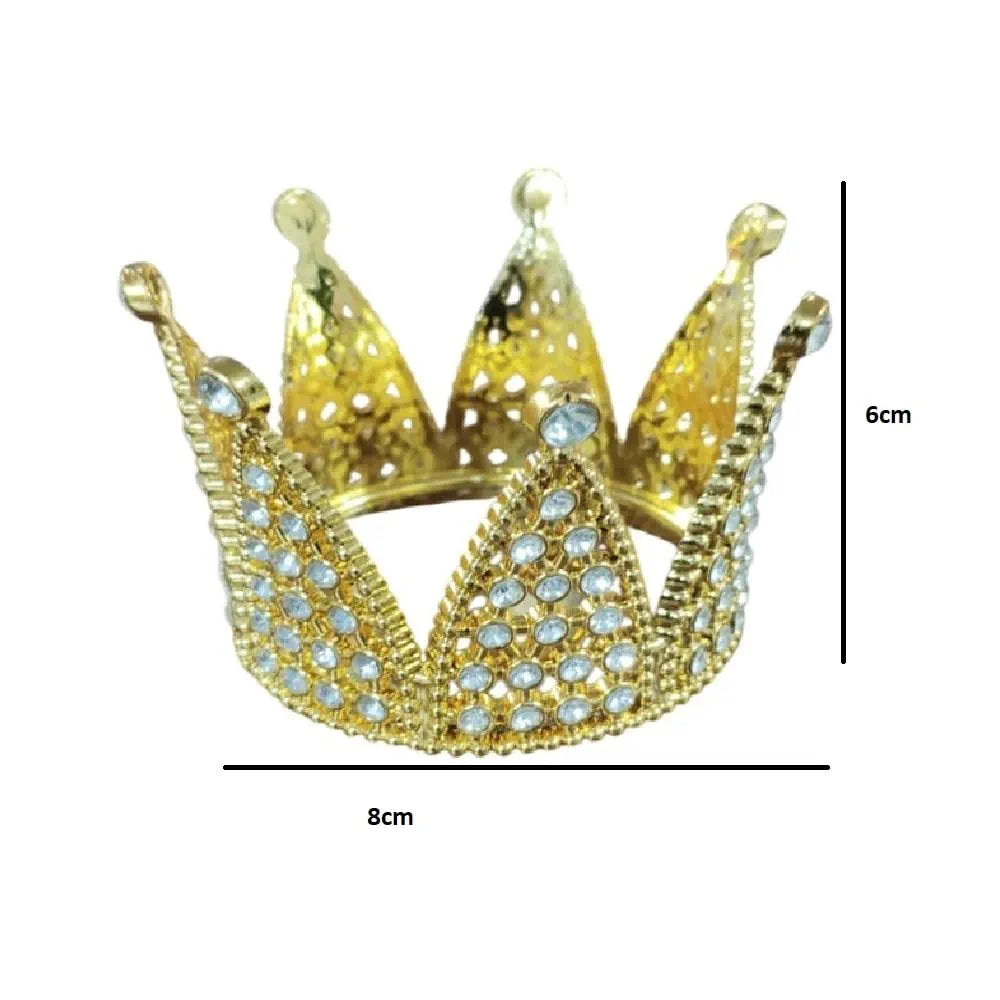 Golden Metal Medium Crown