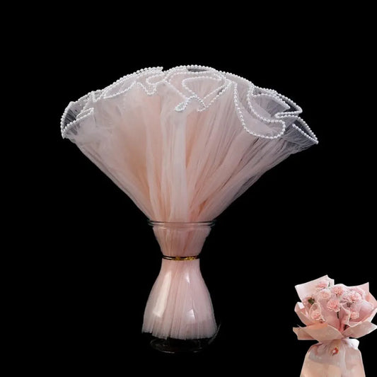 Baby Pink Noor Net Approx 2.5 mtr