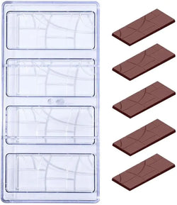 4 Cavity Chocolate Bar Polycarbonate Mould