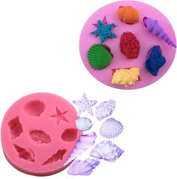 7 Cavity Ocean Sea Shell Mould