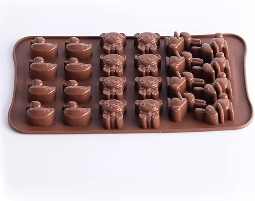 24 Cavity Rabbit,Duck & Chick Silicon Mould