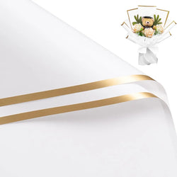 Flower Wrapping White Paper Pack Of 5 Size - 22x21.5 inch