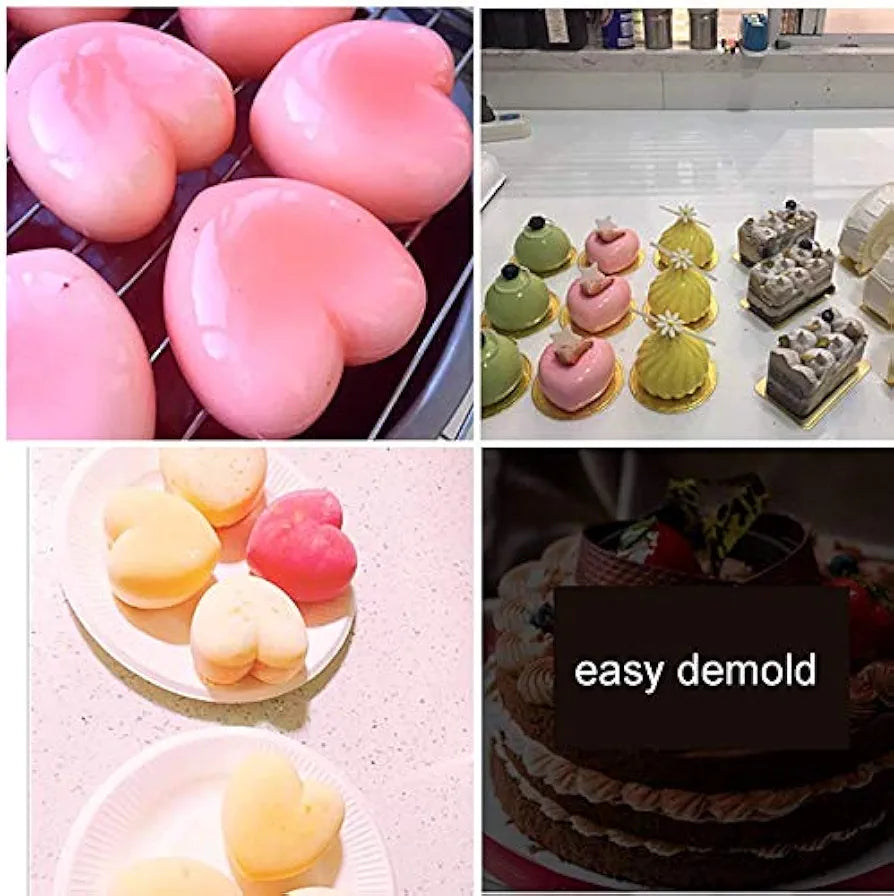 15 Cavity Heart Mould