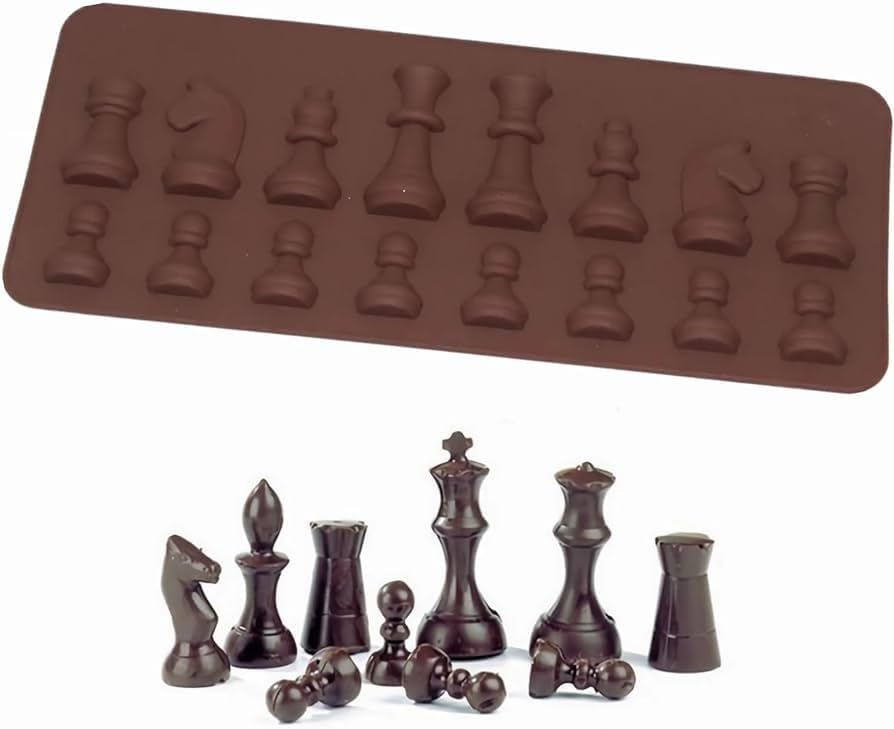 Chess Chocolate sillicon mould
