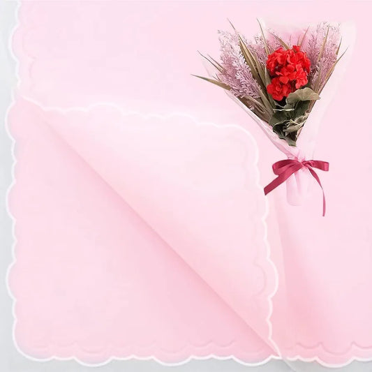 Flower Wrapping Paper Pink Pack Of 5 Size - 22x21.5 inch