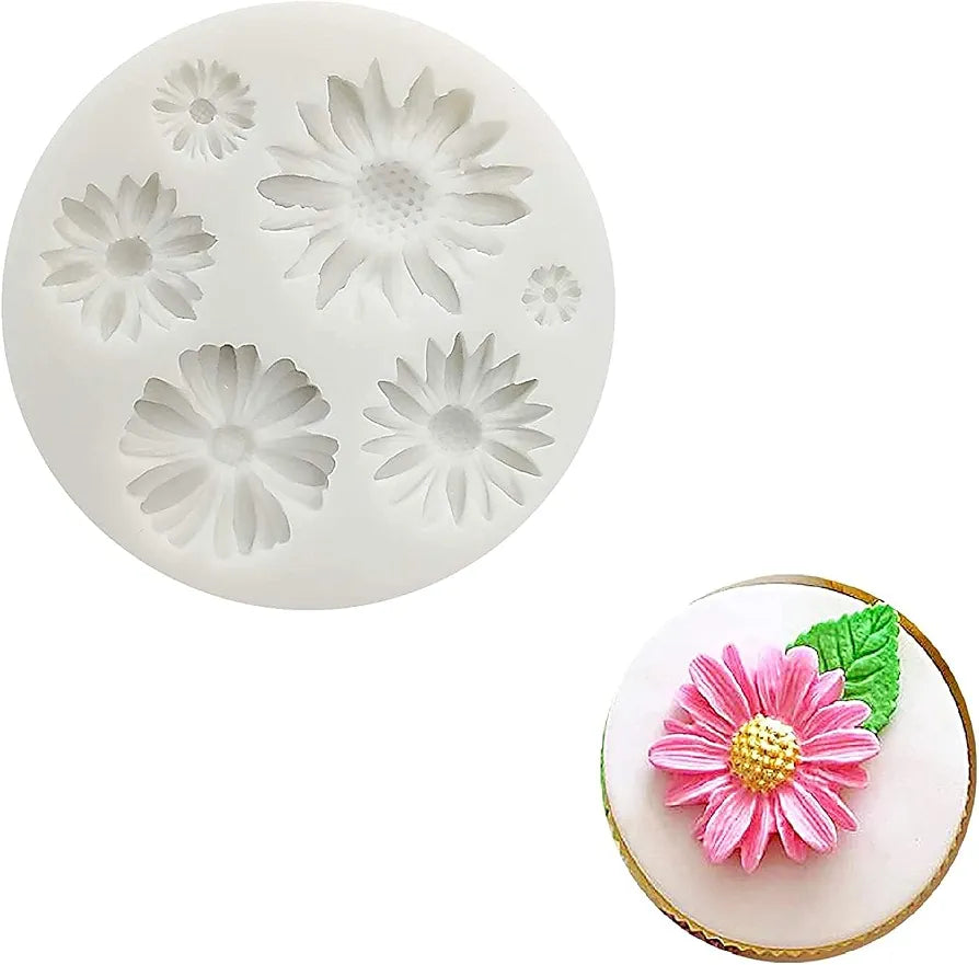 Daisy Flower Chocolate Fondant Mould