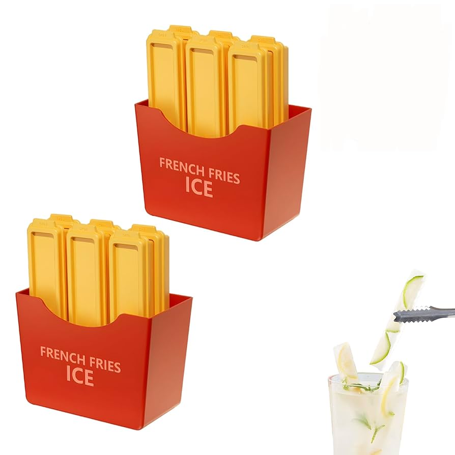 French fries Ice Cube Tray Size - 11 cm