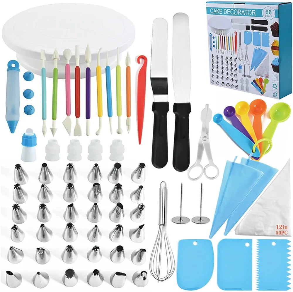 66 pcs Cake Decorating Tools Kit