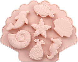 7 Cavity Sea Animal Silicon Mould