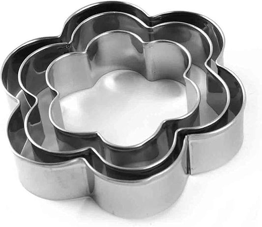 Flower Cookie Cutter Set of 3