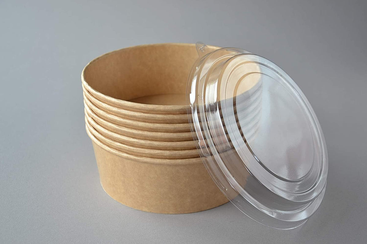 Cake Bowls with Lids 500ml (Pack Of 25) size 5x2 inch CODE - BP120/65