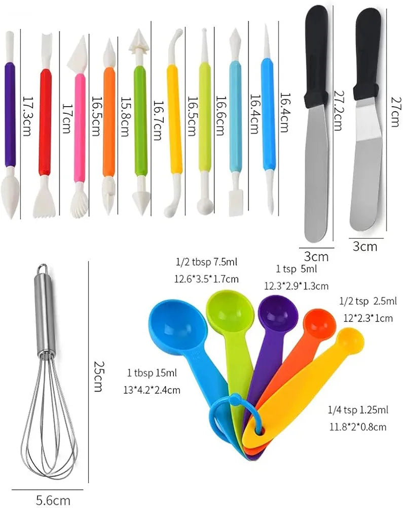 66 pcs Cake Decorating Tools Kit