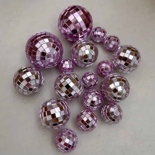 Light Pink Disco Balls Pack Of 12
