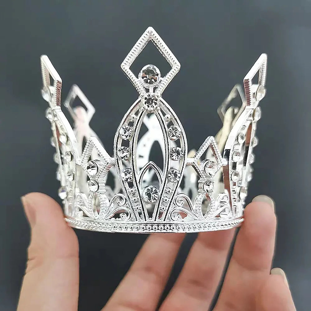 Silver Metal Medium Crown