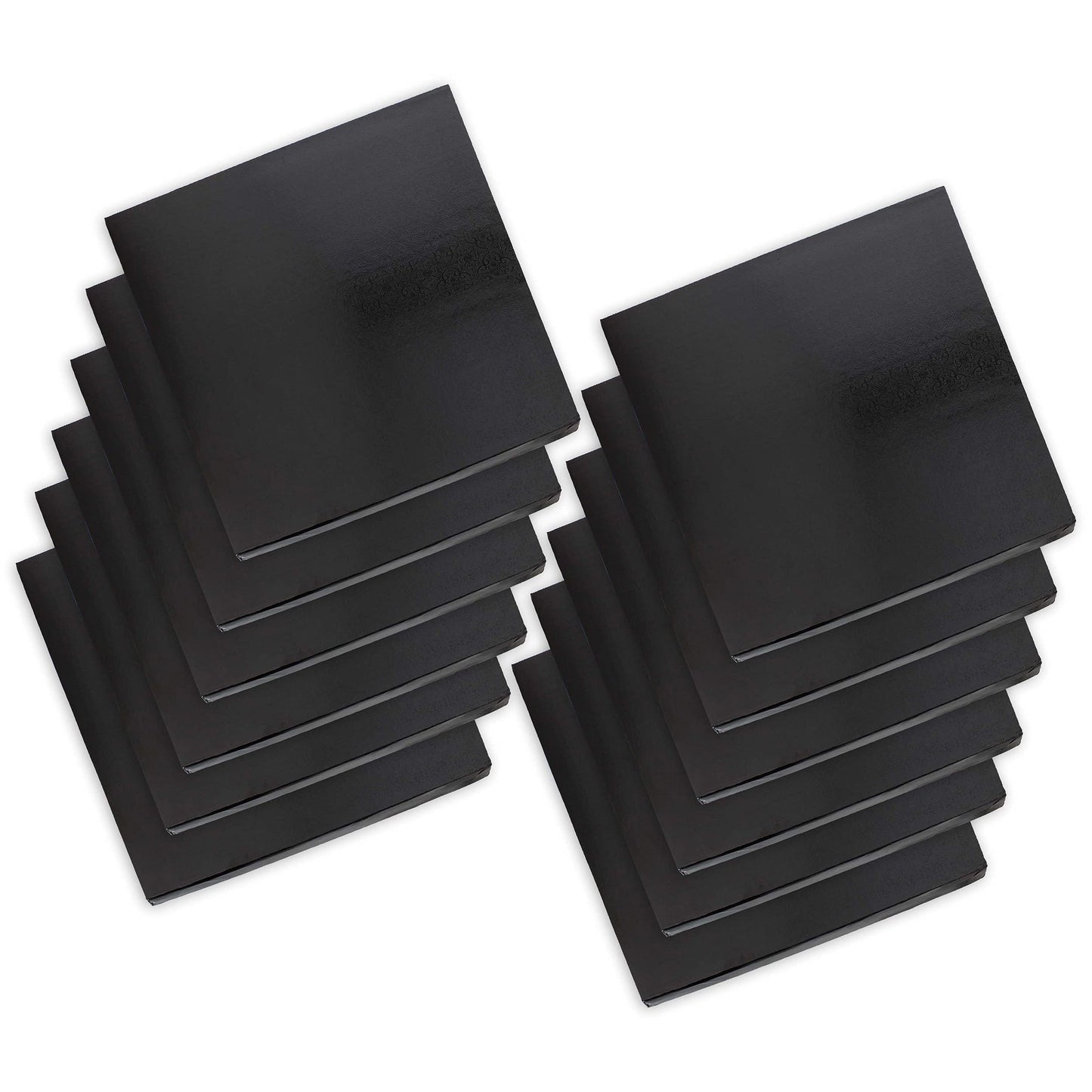 12 inch Black Square Mdf Base Board