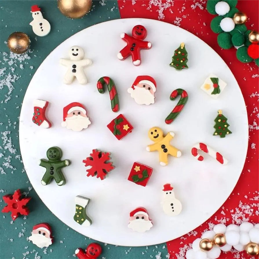12 Cavity Christmas Silicon Chocolate Mould