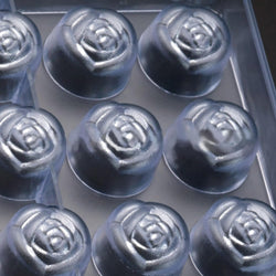 21 Cavity Rose Shape Polycarbonate Mould