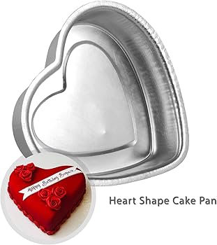 Rolex Double Heart Cake Mould 8x8