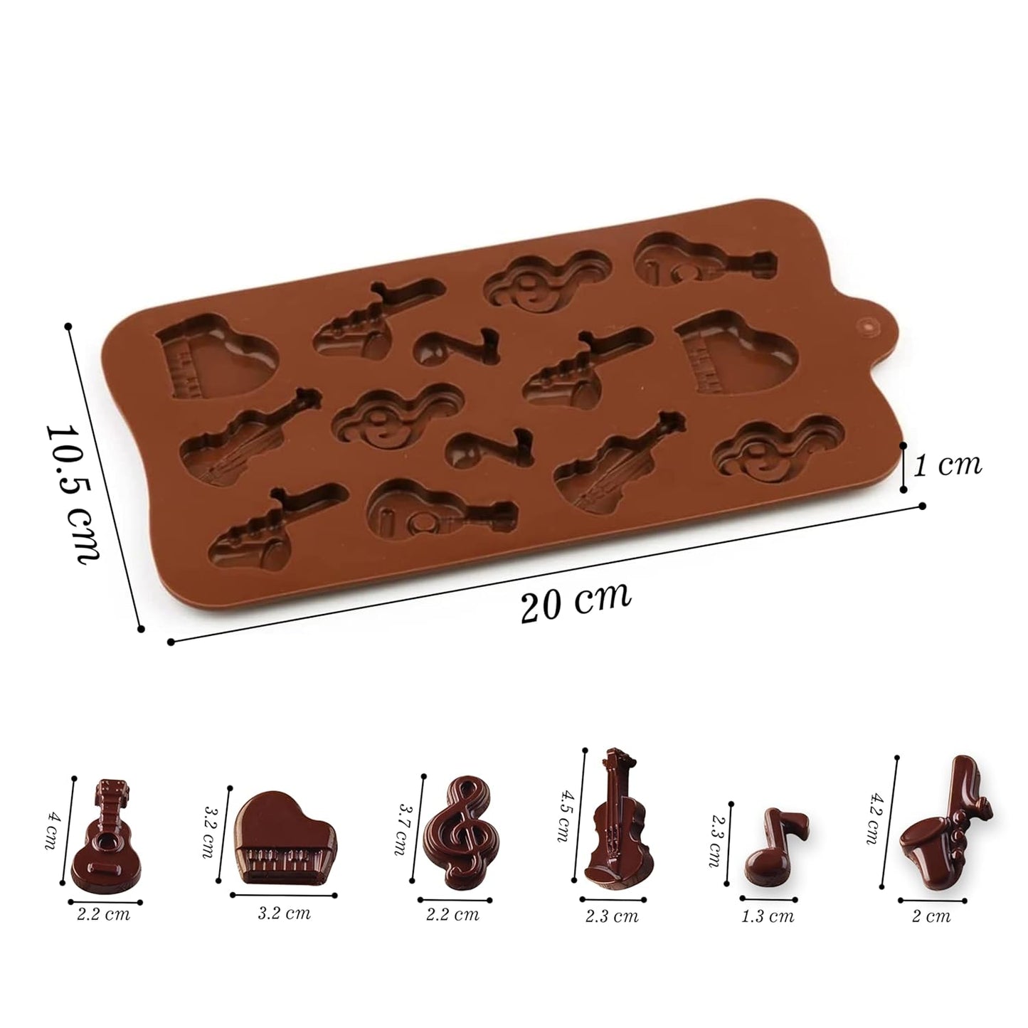 Music Chocolate Silicon Mould