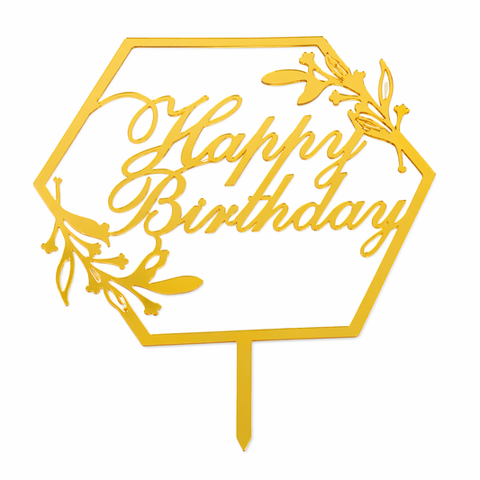 Happy Birthday Acrylic topper RT00390
