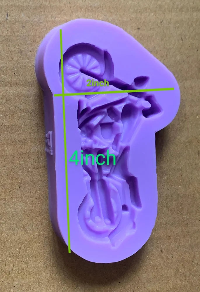 Bike Shape Fondant Mould