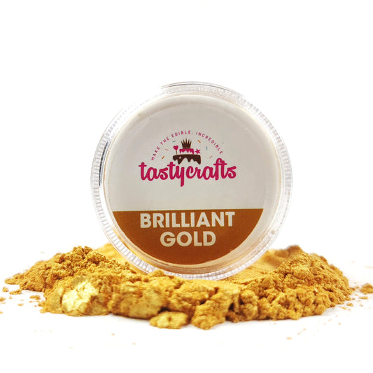 Tastycraft Brilliant gold  Luster dust 4.5 gm