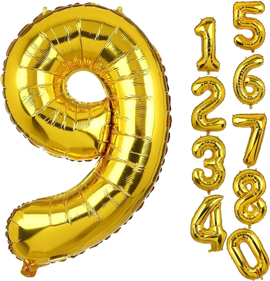 9 Number Foil Balloon size-16inch