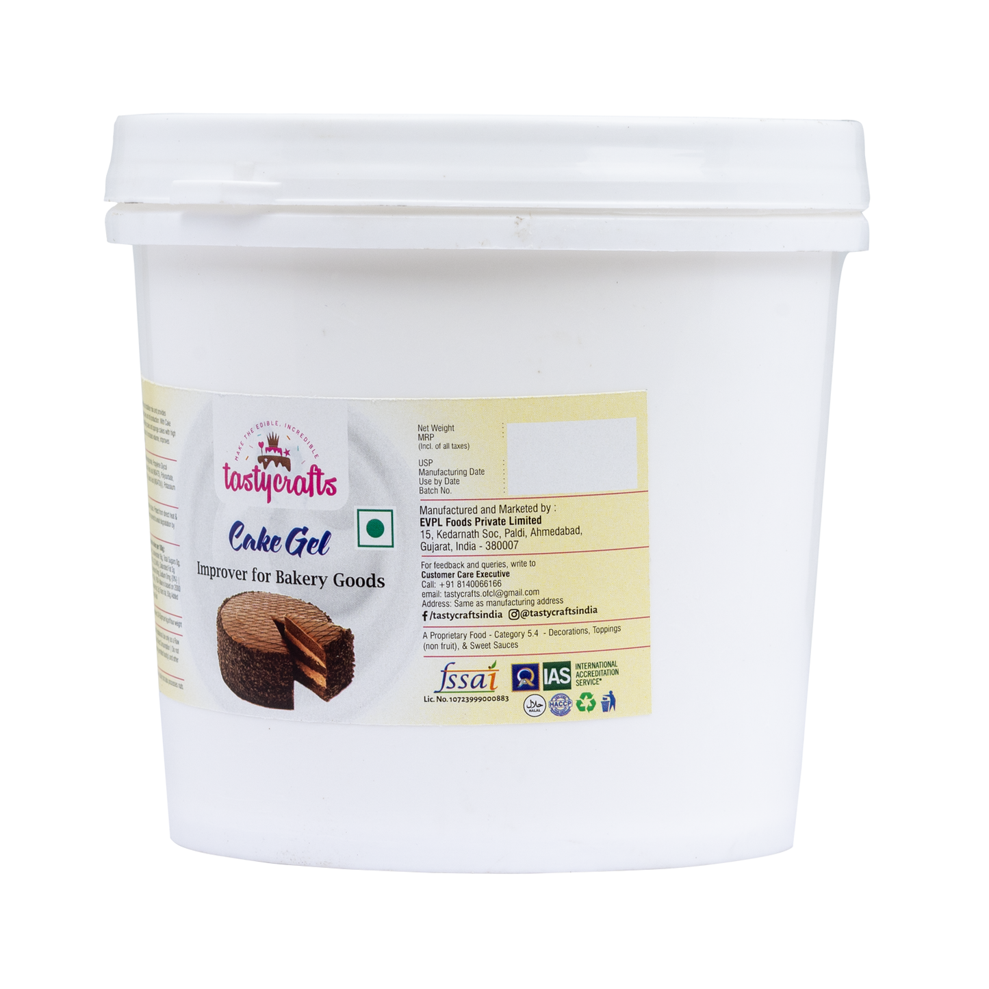 Tastycrafts cake gel 
1kg