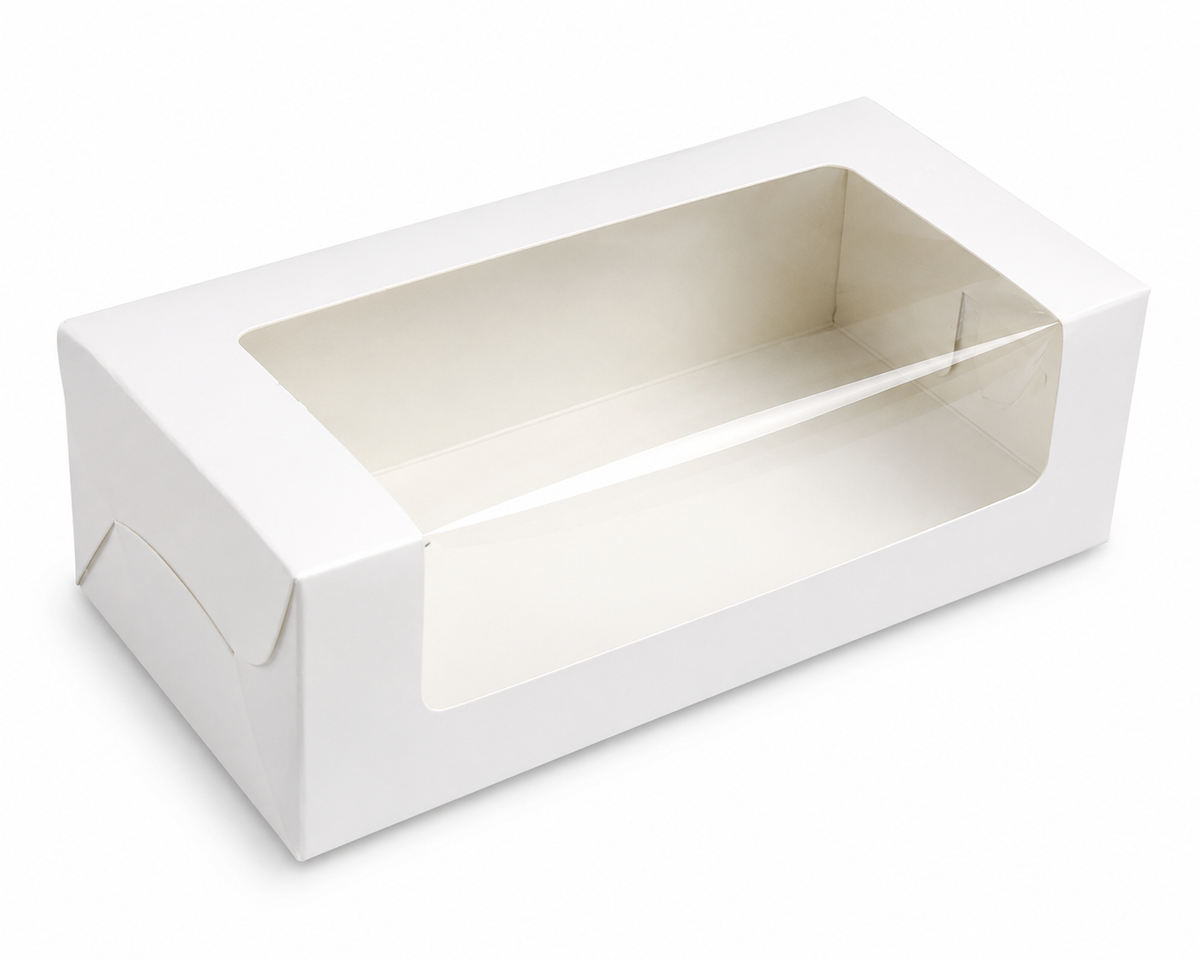 2 pc brownie box White Colour (Pack of 10)