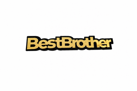 Double tone Best Brother Acrylic Cake Tag