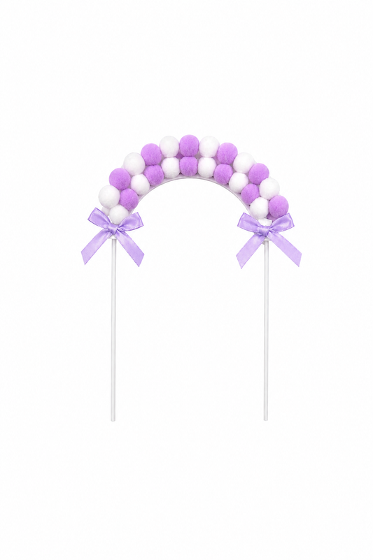 Lavender Pom Pom Topper