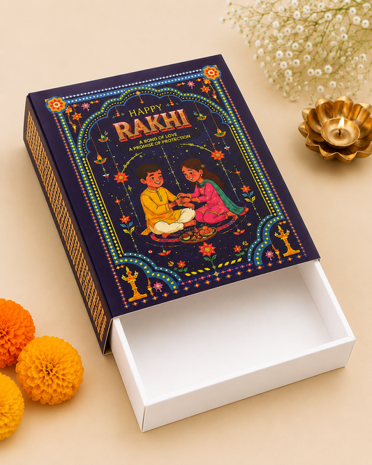 Rakhi Match Box pack of 10 Size - 11x8x3 inch