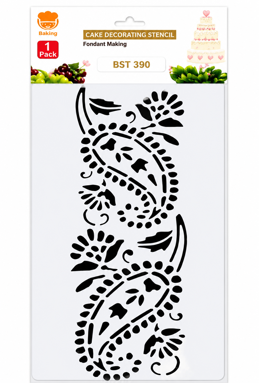 Flower Design Stencil
