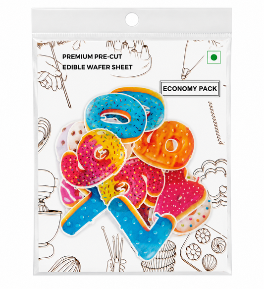 PanKraft Number Edible Waffer Paper Pack of -20 (WPC-076)